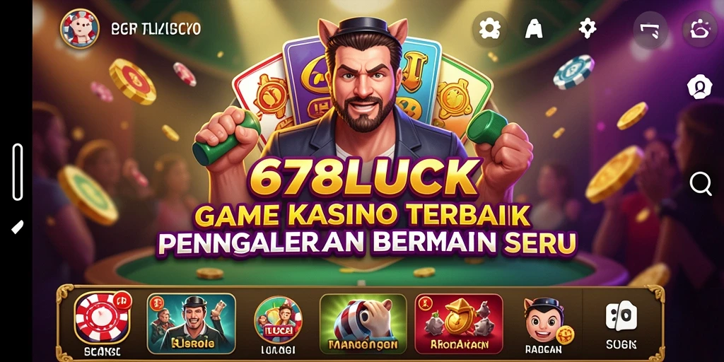 Screenshot utama 678LUCK menampilkan gameplay seru dengan grafis menarik.