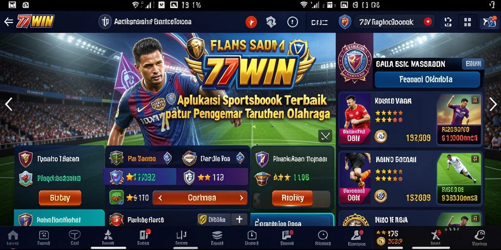 Tampilan gameplay 77WIN yang menarik dan mudah dinavigasi.