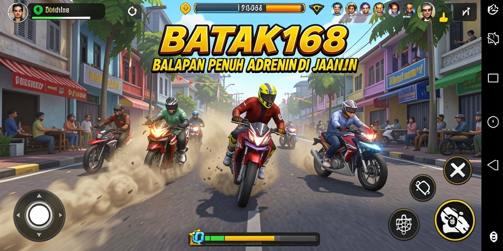 Tampilan gameplay Racing yang memikat dalam BATIK168.