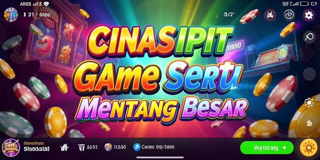 Gameplay menarik dari CINASIPIT dengan banyak fitur bonus.