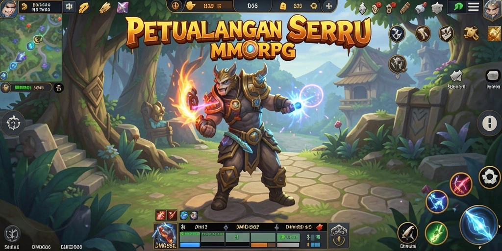 Screenshot dari gameplay DMD686 yang mendebarkan dan penuh aksi.