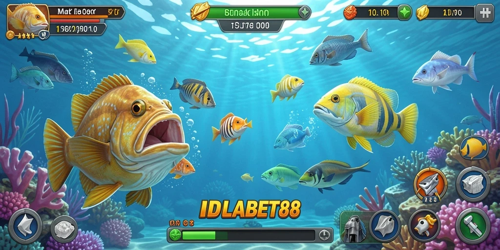 Gameplay seru menembak ikan di IDOLABET88.