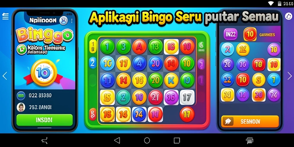 Tampilan gameplay seru dalam aplikasi Bingo IN22.
