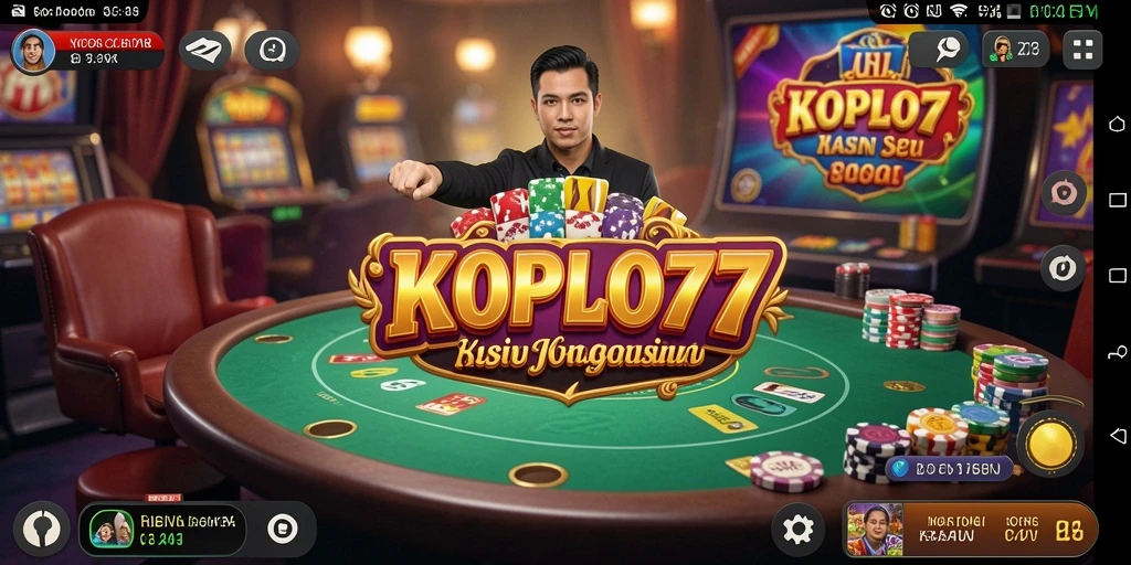 Tangkapan layar gameplay KOPLO77 yang memukau dengan slot dan kartu.