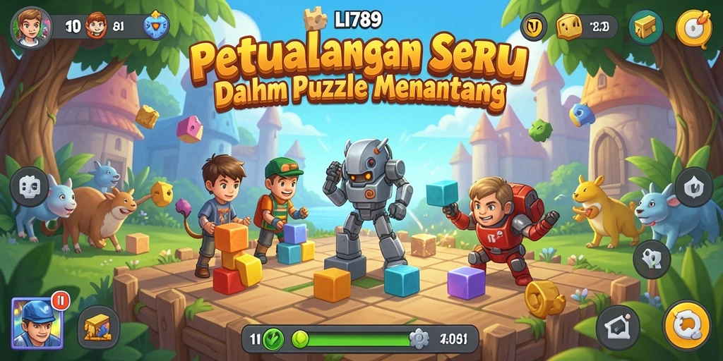 Tampilan gameplay LI789 dengan berbagai tantangan puzzle yang mengasyikkan.