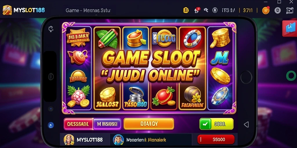 Tampilan seru dari gameplay MYSLOT188 yang penuh aksi Slot.