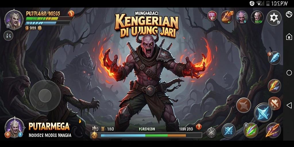 Gameplay PUTARMEGA yang menyeramkan dan mencekam.