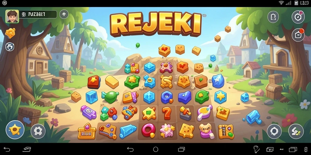 Tampilan gameplay <strong>REJEKI</strong> yang menantang dan interaktif.
