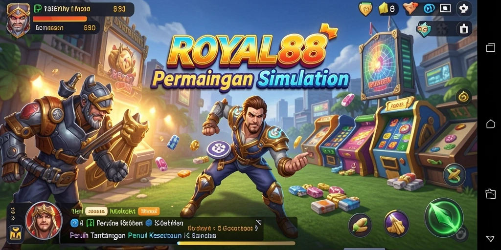Tampilan gameplay ROYAL88 yang menarik dan interaktif.