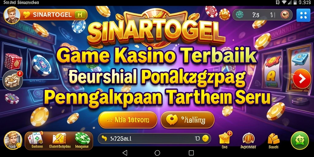 Tampilan menarik dari gameplay Kasino SINARTOGEL.