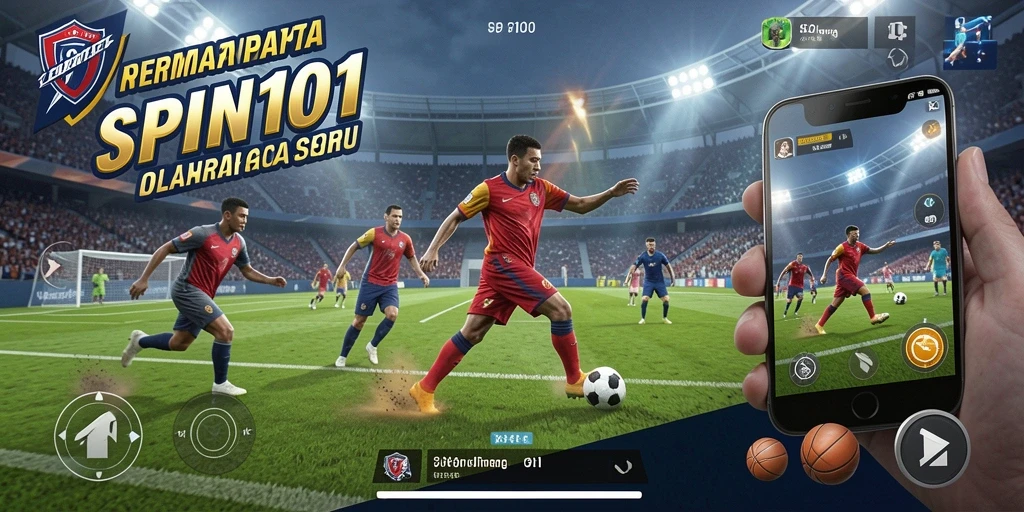 Screenshot gameplay utama SPIN101 yang menampilkan aksi olahraga seru dan kompetitif.