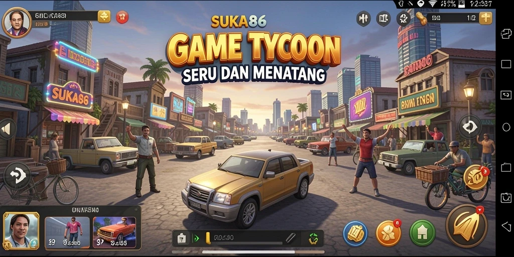 Tampilan gameplay Tycoon yang menarik di SUKA86.