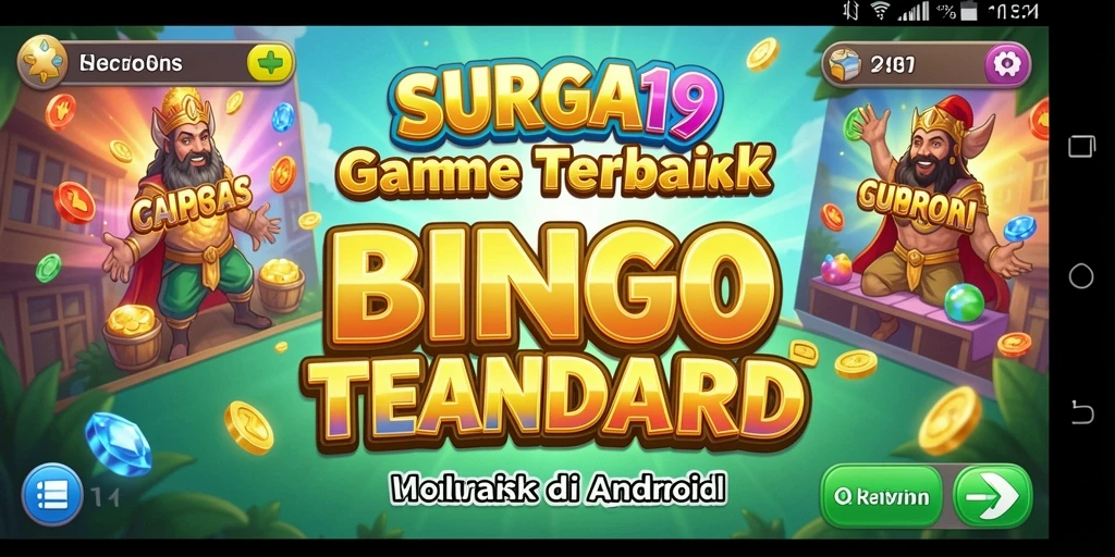 Tampilan gameplay Bingo yang seru dan interaktif.