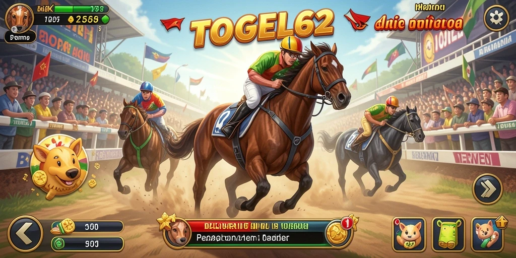 Gameplay TOGEL62 dengan balapan seru dan mobil berkualitas tinggi.