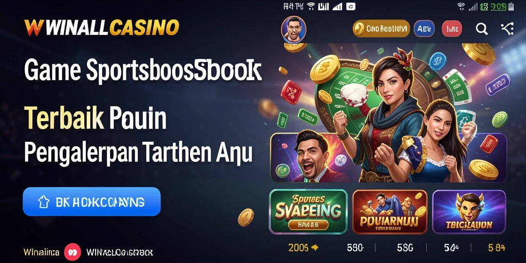 Screenshot gameplay WINALLCASINO menampilkan taruhan langsung yang seru.