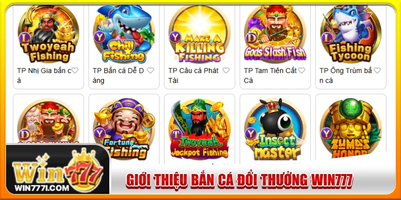 Bắn cá đổi thưởng trở thành danh mục được yêu thích hàng đầu WIN777