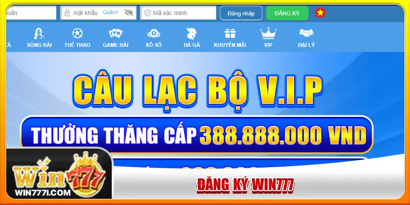 đăng ký win777