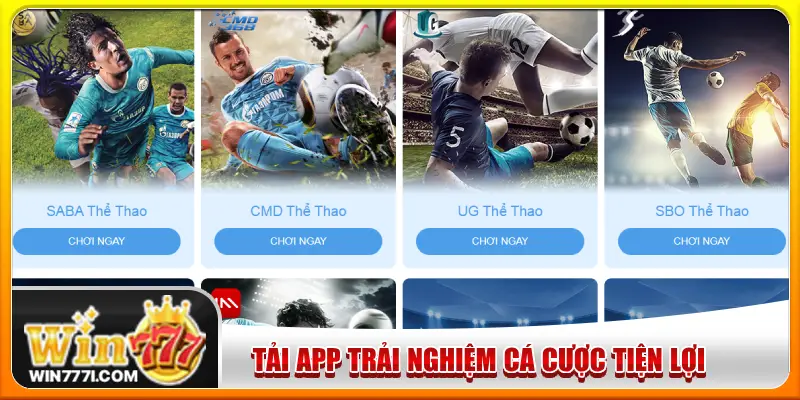 Tải app WIN777 về thiết bị trải nghiệm cá cược trò chơi tiện lợi
